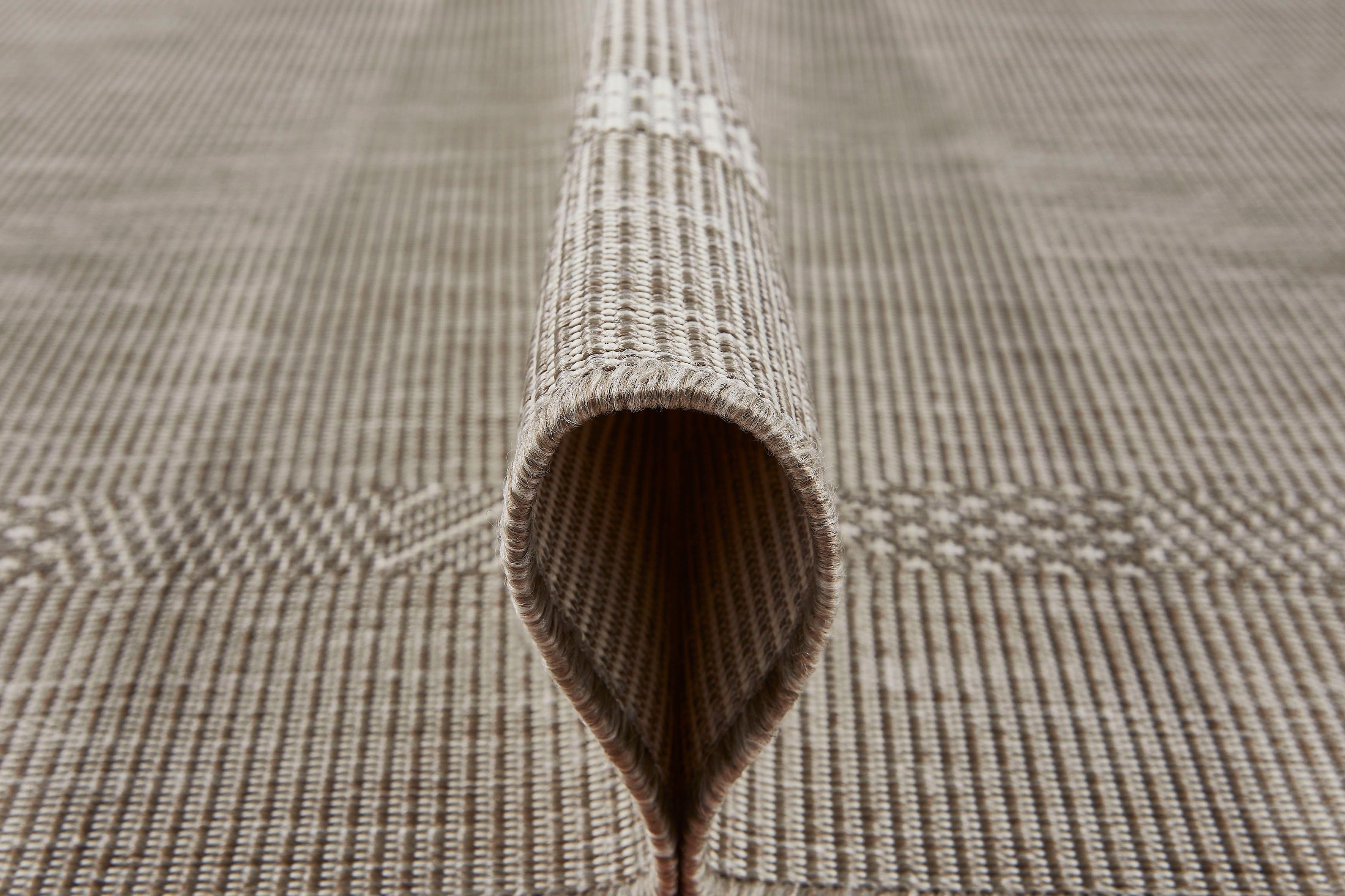 Teppich Montana, Flachgewebe, Farben, Höhe: Uni geeignet Bordüre, Andiamo, und rechteckig, Outdoor In- taupe 6 mit mm