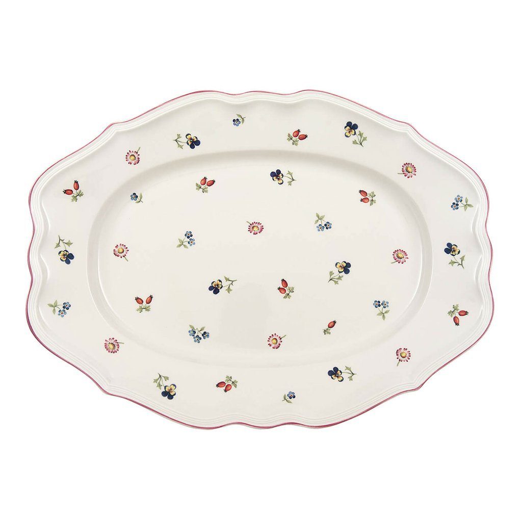 Servierplatte Petite Fleur ovale Platte 37 cm