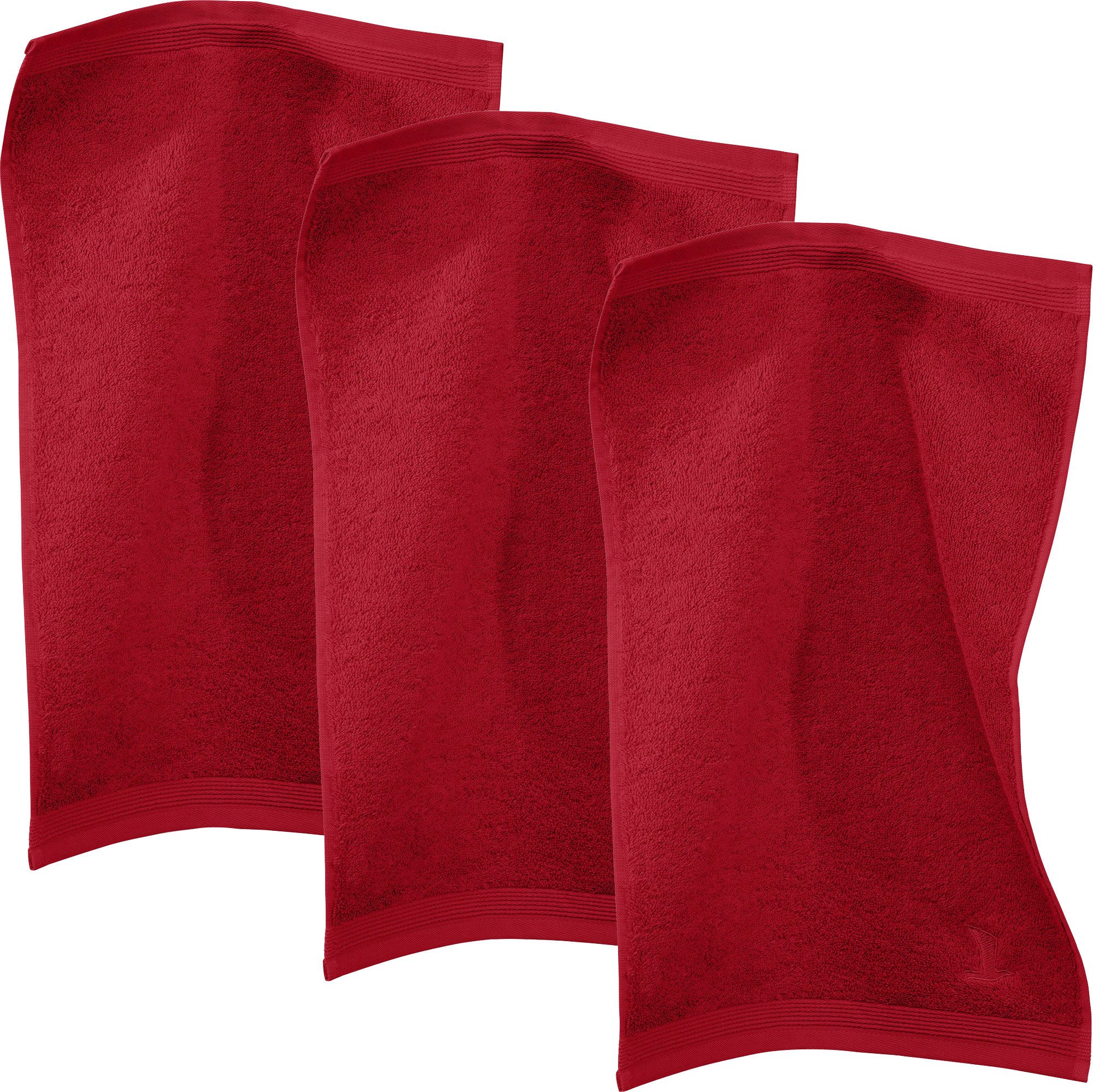 Möve Gästehandtuch Gästetuch "Superwuschel" 3er-Pack, Frottier, Walk-Frotti günstig online kaufen