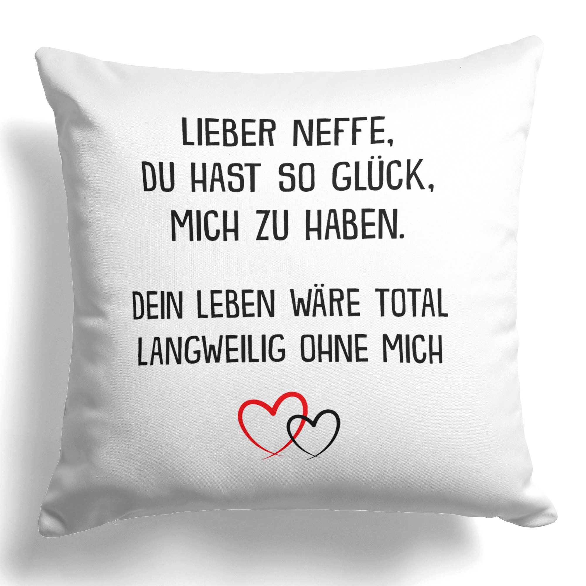 Dekokissen Neffe Geschenk 18. Geburtstag Deko Jungs Firmung Weihnachten Abschluss