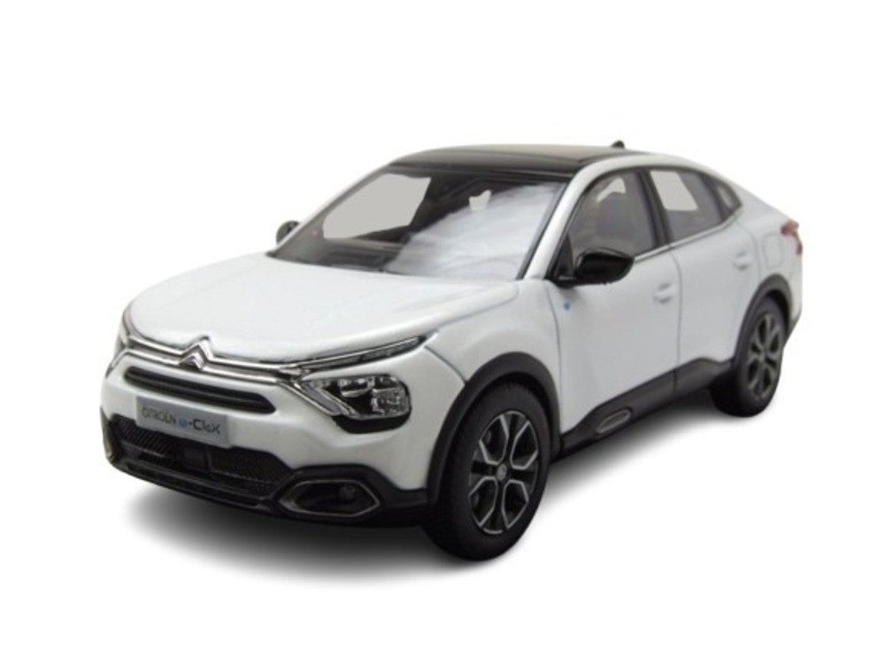 Modellauto Citroen e-C4 X 2023 weiß metallic