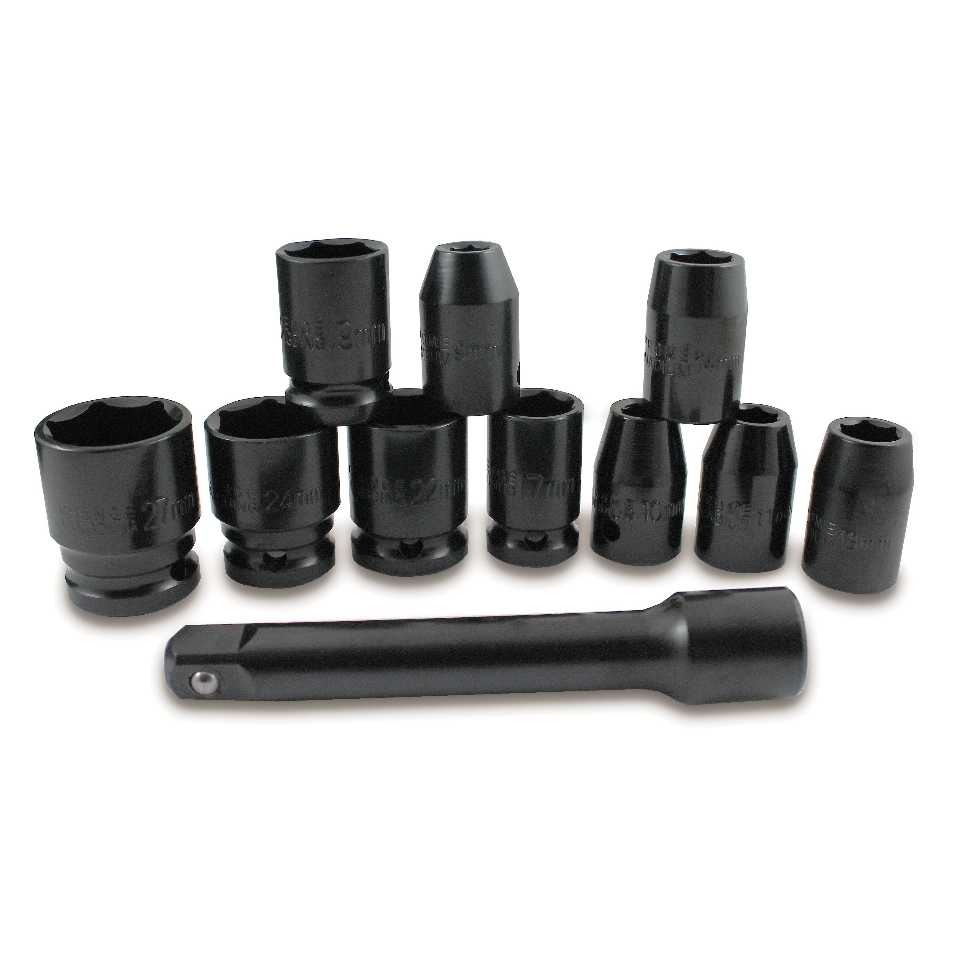 Bituxx Druckluft-Schlagschrauber Druckluft Schlagschrauber Set 16 tlg., 311 Nm, (MS-15205)