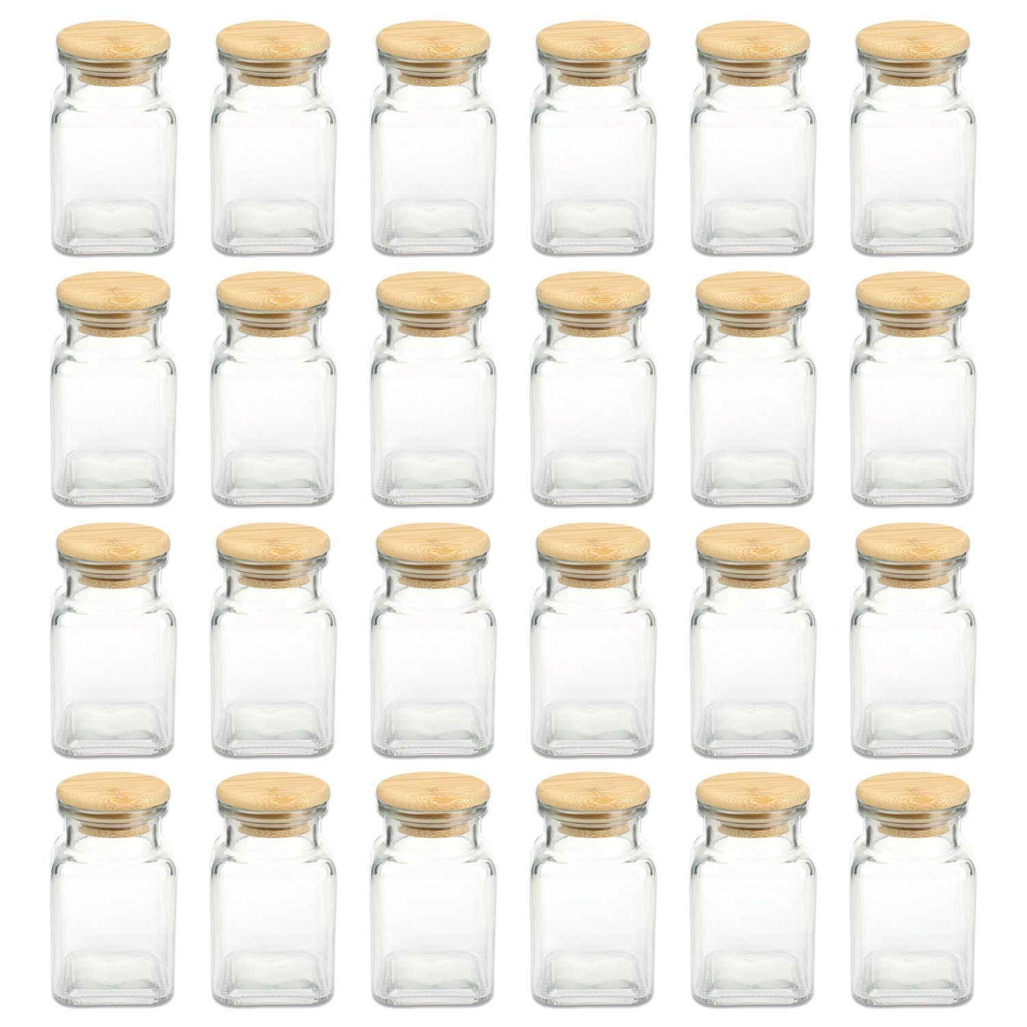 Schramm Gewürzbehälter Schramm® Gewürzgläser 150 ml quadratisch 5,5 x 5,5 x günstig online kaufen
