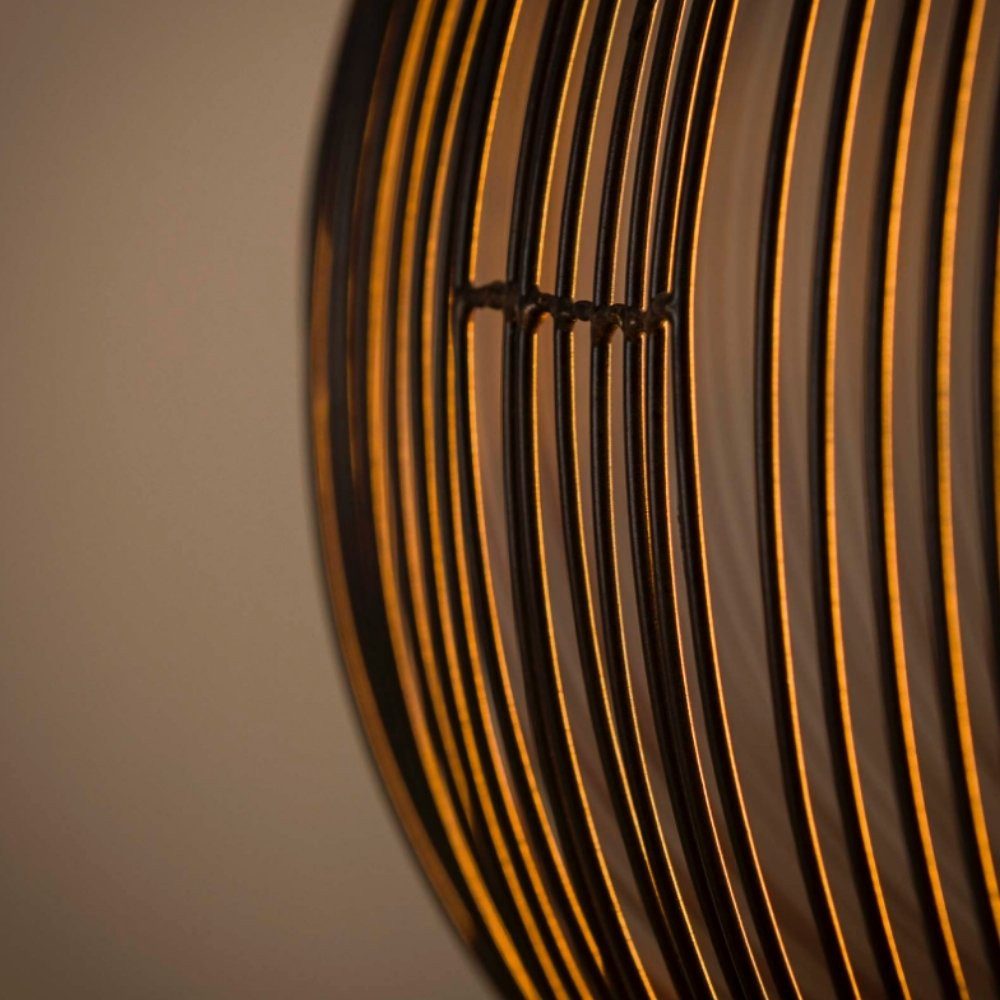 famlights Pendelleuchte famlights, Pendelleuchte Lola in Kupfer-antik und Schwarz E27