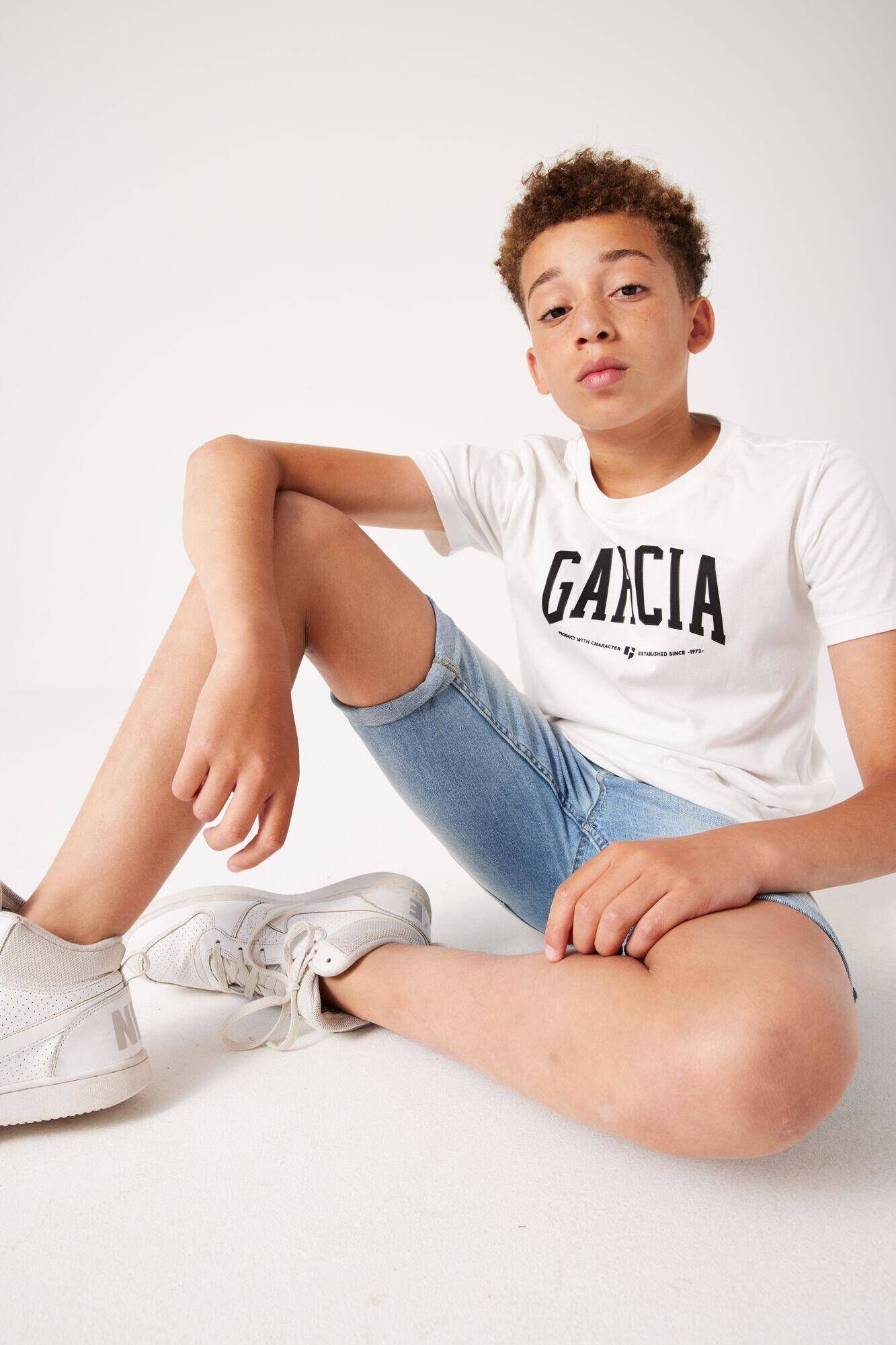 (1-tlg) Jungen Jeansshorts SHORT Fit Garcia Slim TAVIO Shorts