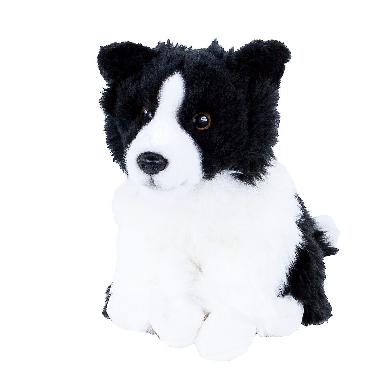 Teddys Rothenburg Kuscheltier »Hund Border Collie sitzend 31 cm« (Hunde,  Plüschtier, Stofftier, Border Collies, Stoffhund, Plüschcollie)