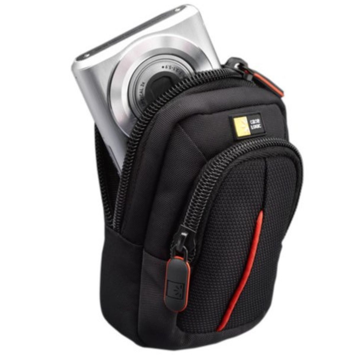 Case Logic Kameratasche Kamera-Tasche Schutz-Hülle Case Cover, Gürtel-Schlaufe Innenfutter kleines Fach für Digital-Kamera etc.