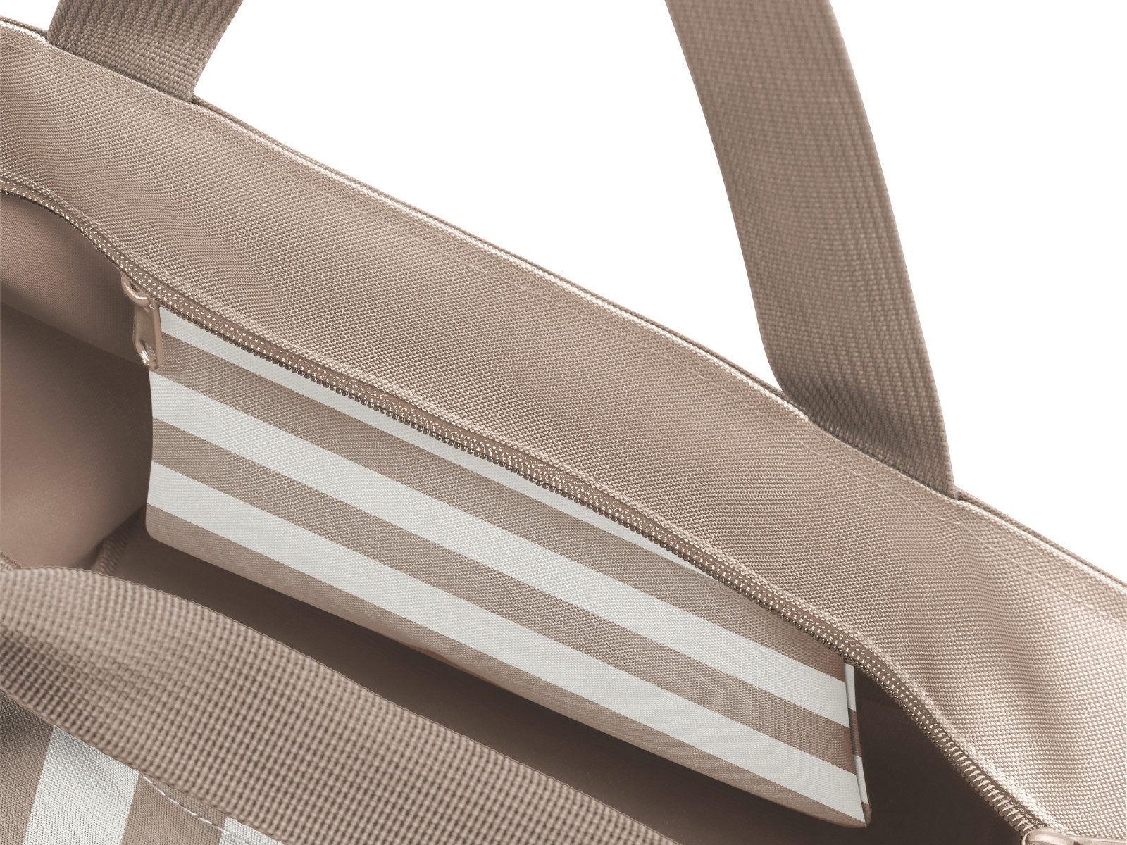 REISENTHEL® Tragetasche reisenthel shopper M summerstripes coffee – Bild 3 von 5