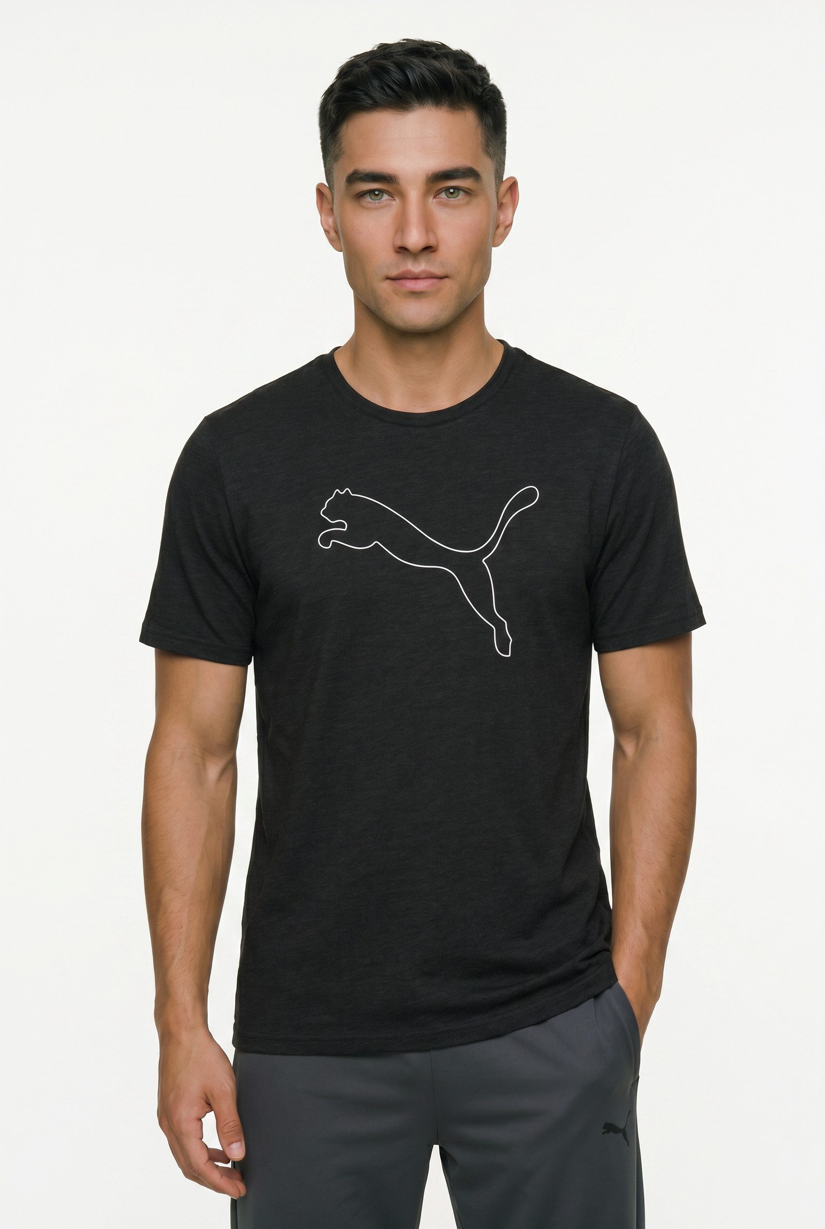 Trainingsshirt M TAD ESSENTIAL HEATHER CAT TEE (CF LARGE CAT)