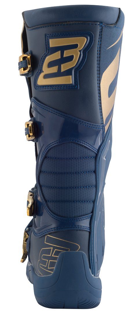 Motorradstiefel Stiefel MX-5 Blue/Gold Bogotto Motocross