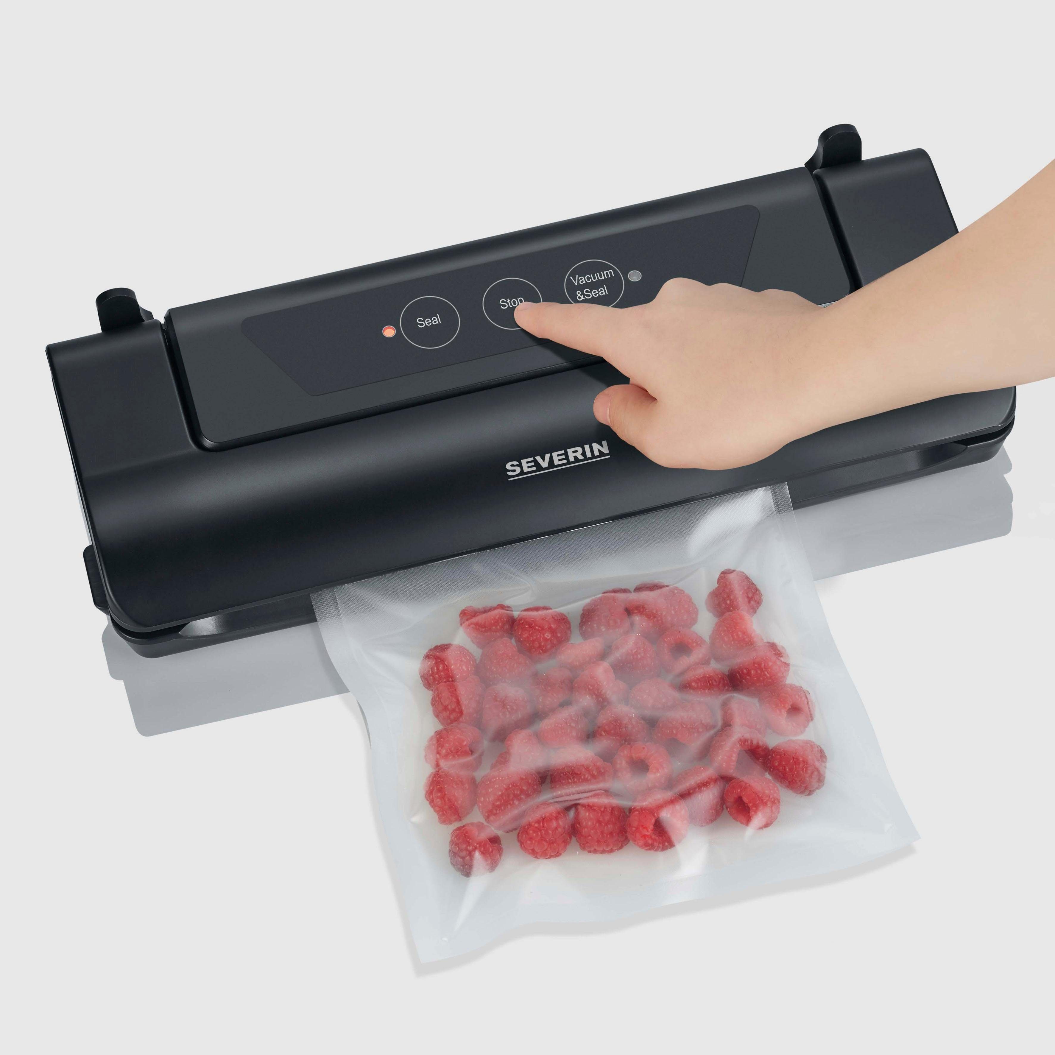Severin Вакуумные упаковщики FS 3610, 110W, automatisches Vakuumieren + Verschweißen, inkl. 10 Beutel 28 x 35 cm