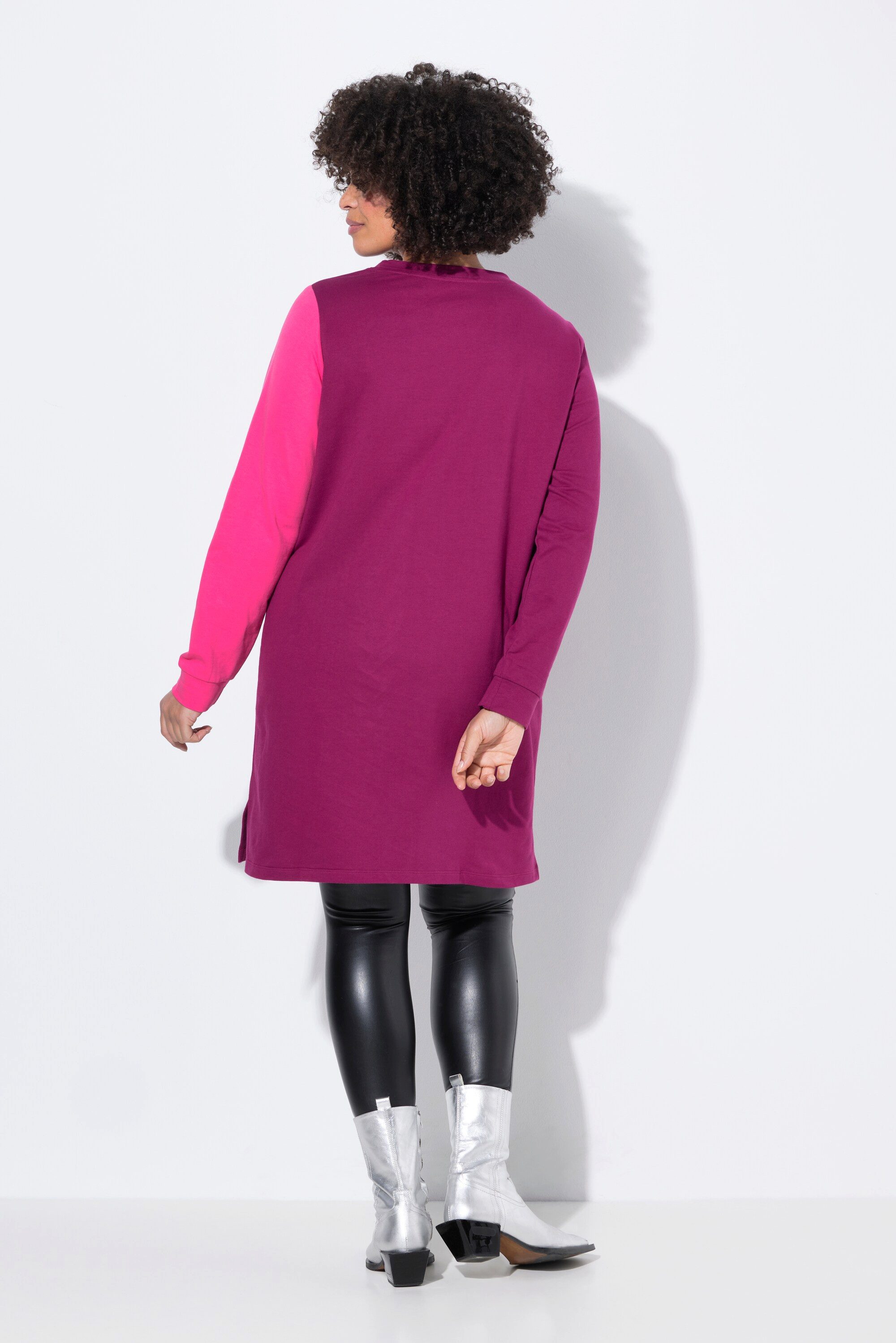 Angel of Style Sweatshirt Long-Sweatshirt Loose Fit 1 Ärmel in Pink