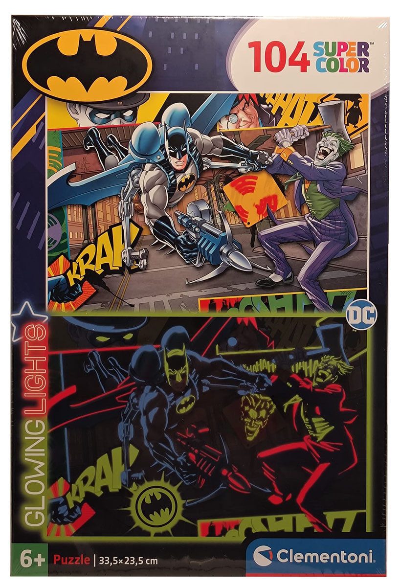 Clementoni® Puzzle Clementoni 27175 - DC Comics - Batman - Glowing Lights Leuchteffekt, Puzzleteile