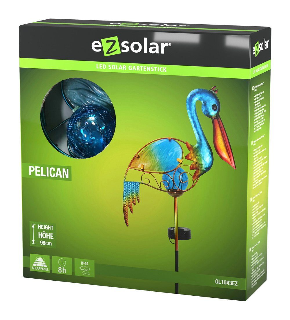 EZ SOLAR Gartenstecker Garten Dekofigur Pelikan günstig online kaufen