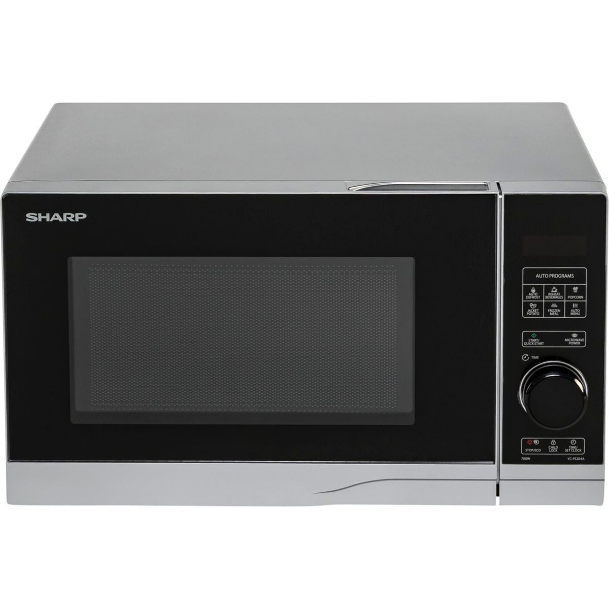 Sharp Mikrowelle YC-PS204AES 20L 700W/Semi digital