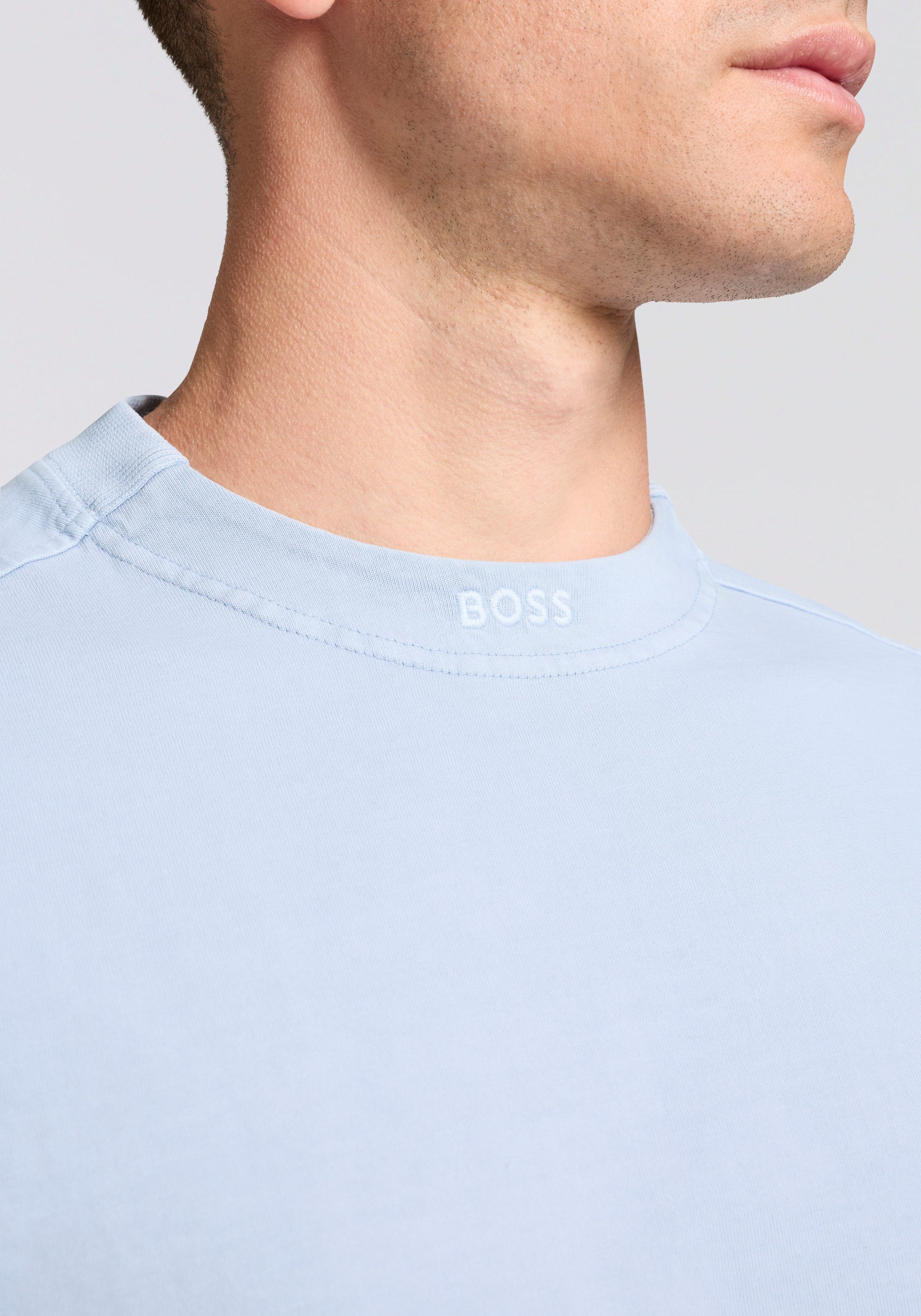 BOSS ORANGE T-Shirt Te Dye mit Rundhalsausschnitt