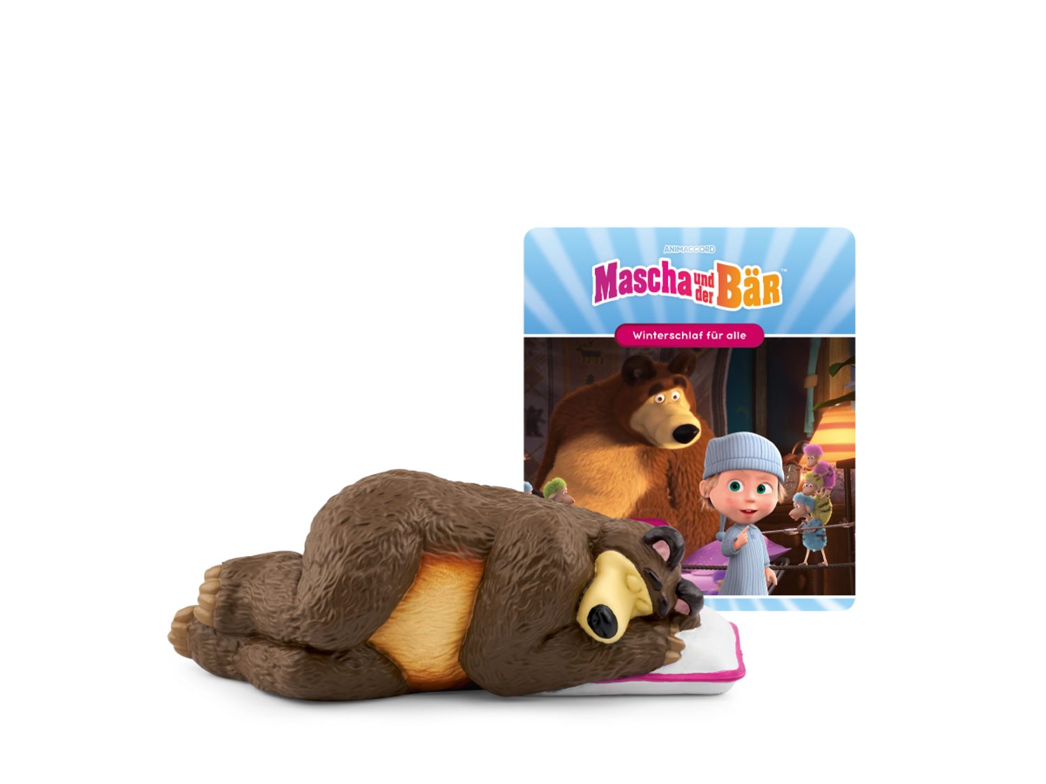 tonies Hörspielfigur Mascha und der Bär, (für die Toniebox, 1-St., Magnethaftend & handbemalt), Hören, Spielen & Sammeln