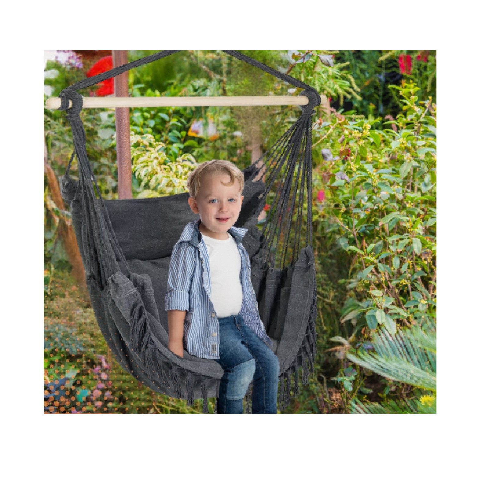 QLS Hängesessel 130x100 cm mit 2 günstig online kaufen