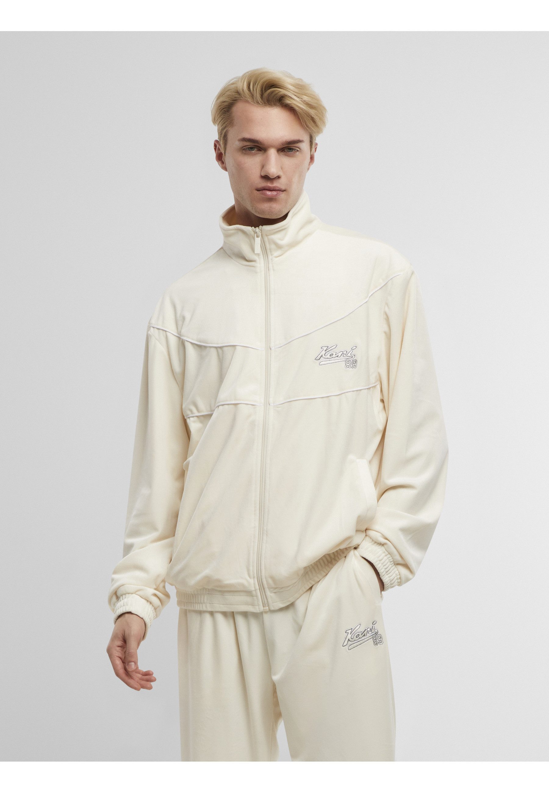 Karl Kani Trainingsjacke Karl Kani Kani Varsity Velours Trackjacket (1-St)