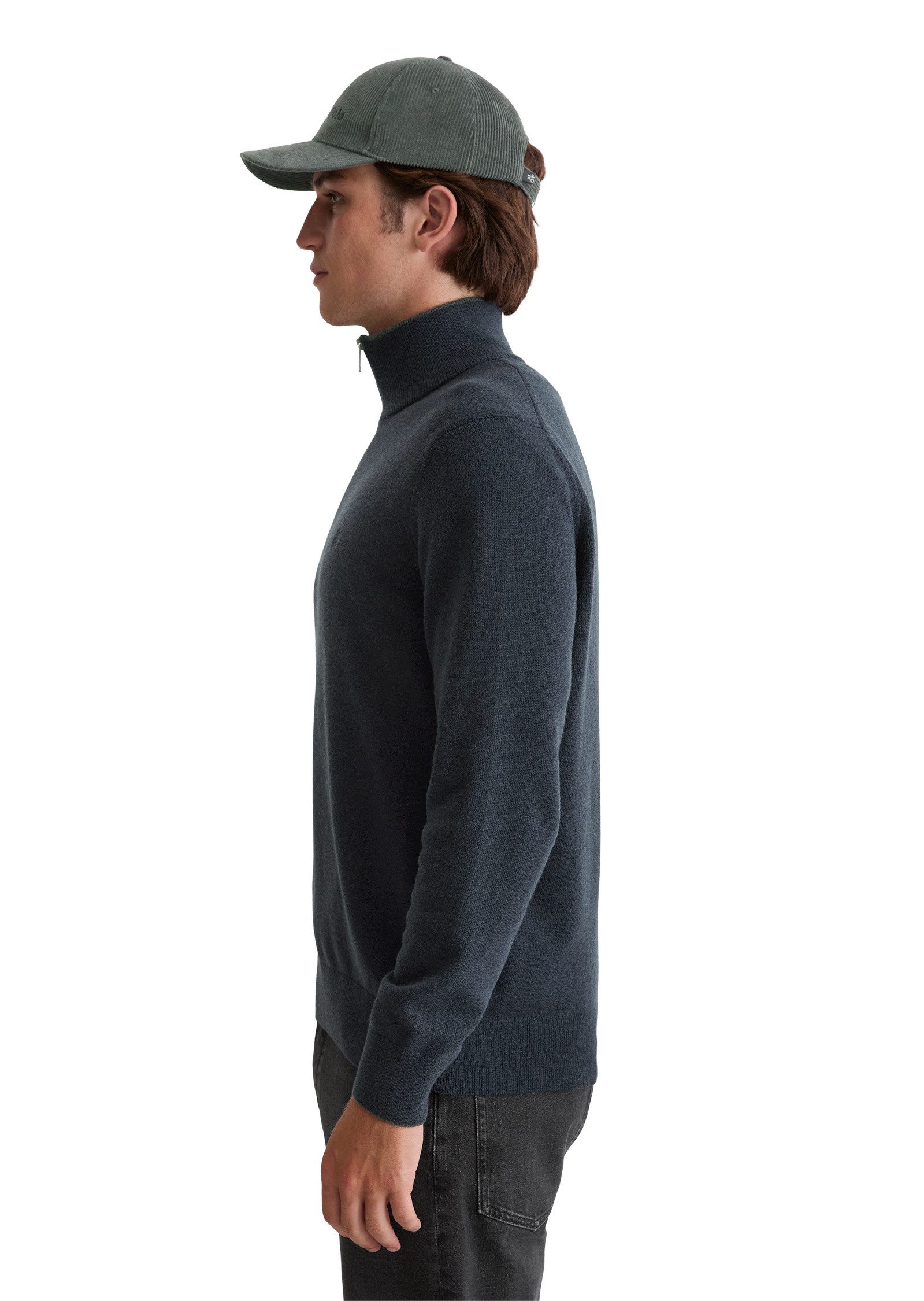 Marc O'Polo Troyer aus Bio-Baumwoll-Schurwoll-Mix günstig online kaufen