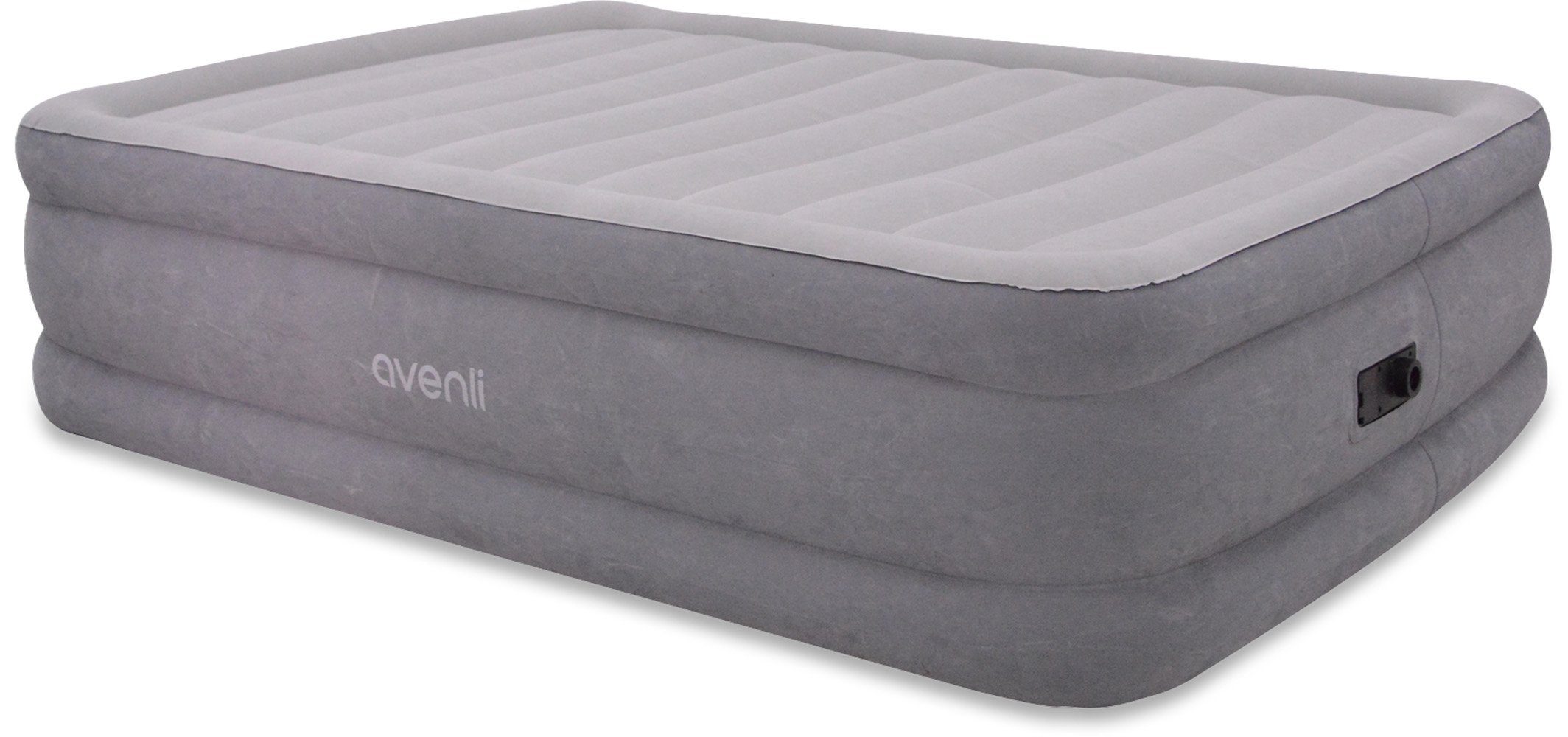 Avenli Luftbett selbstaufblasende Luftmatratze mit integrierter Pumpe 203x152x51 cm, (Doppelbett für 2 Personen), Inklusive Tragetasche und Reparaturaufkleber