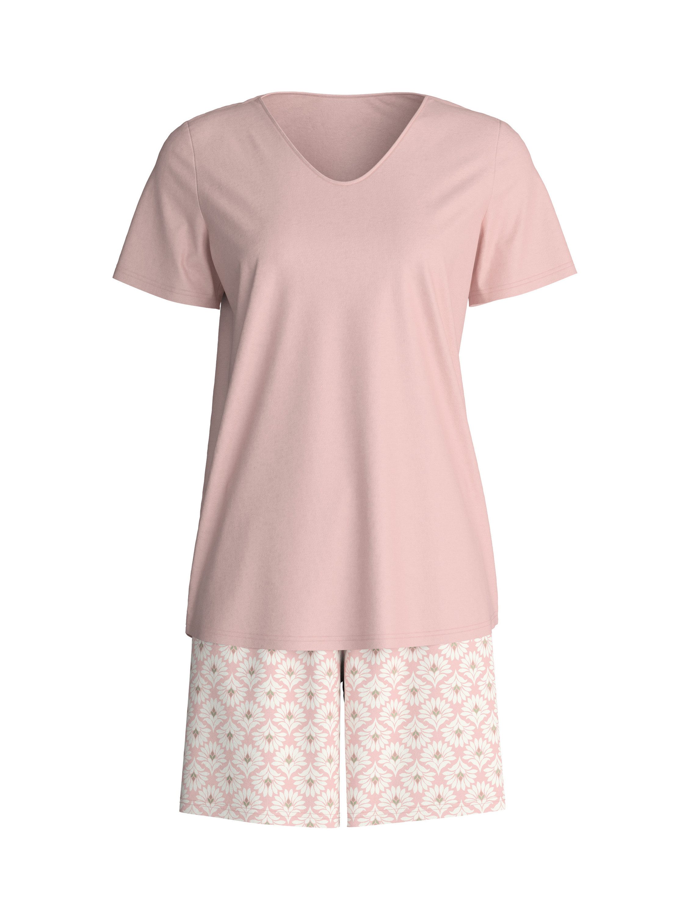 CALIDA Shorty Blooming Nights Damen (2 tlg) weich und angenehm leicht