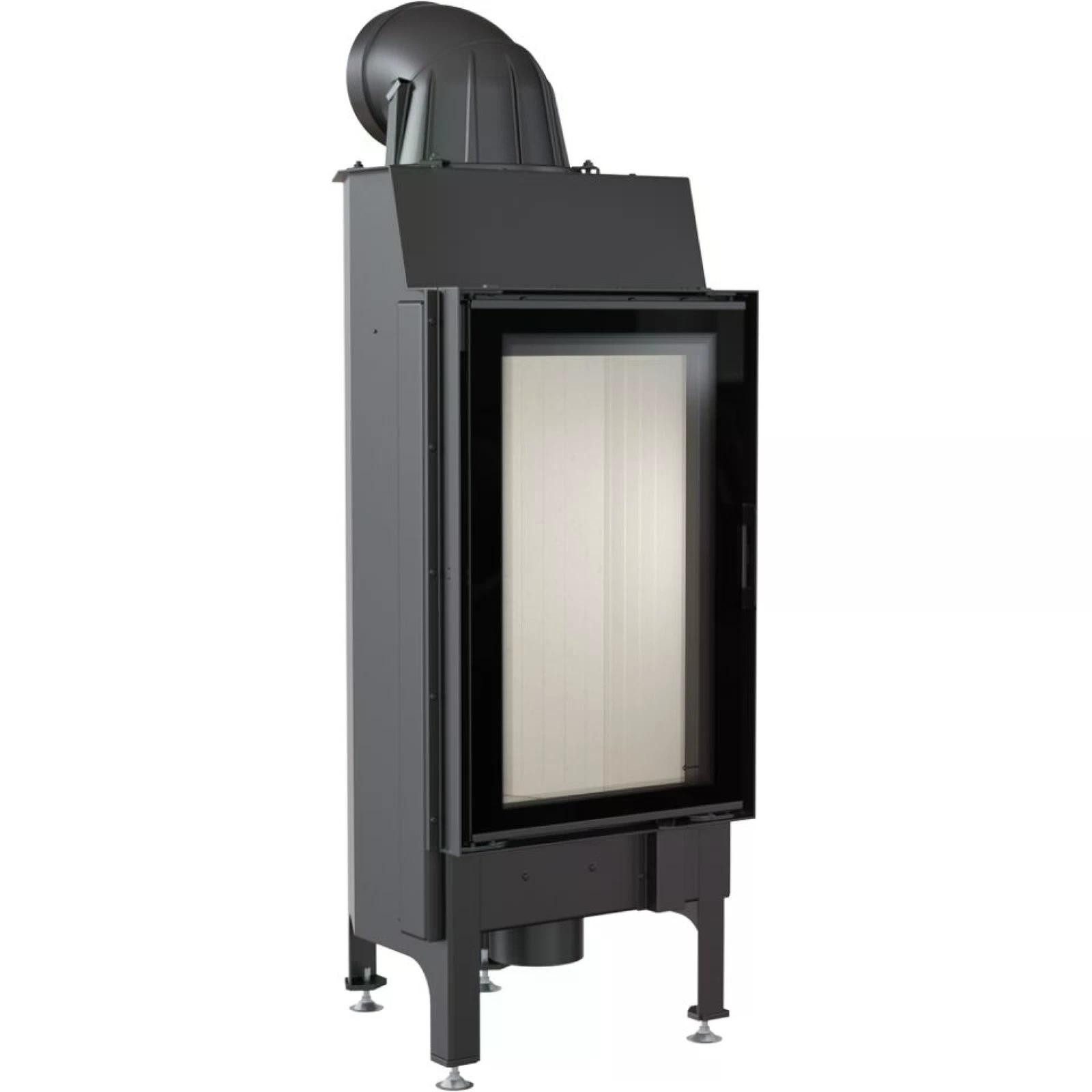 Kratki Kamineinsätze Kratki Kamineinsatz aus Stahl NADIA 9 kW Ø 200 – BImSchV-konform, 9 kW