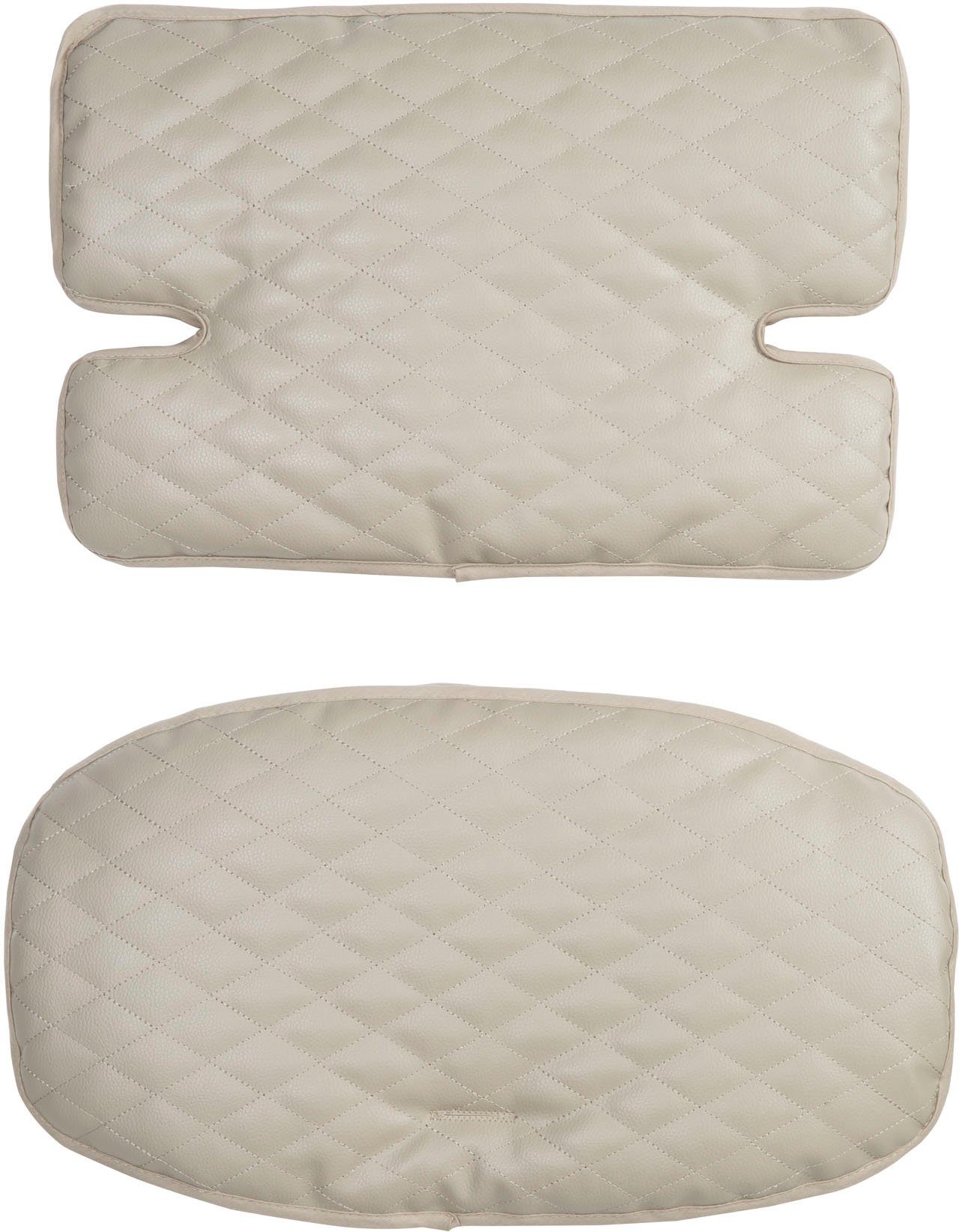 roba® Sitzverkleinerer Sit Up Luxe, greyish gesteppt, (2-tlg)