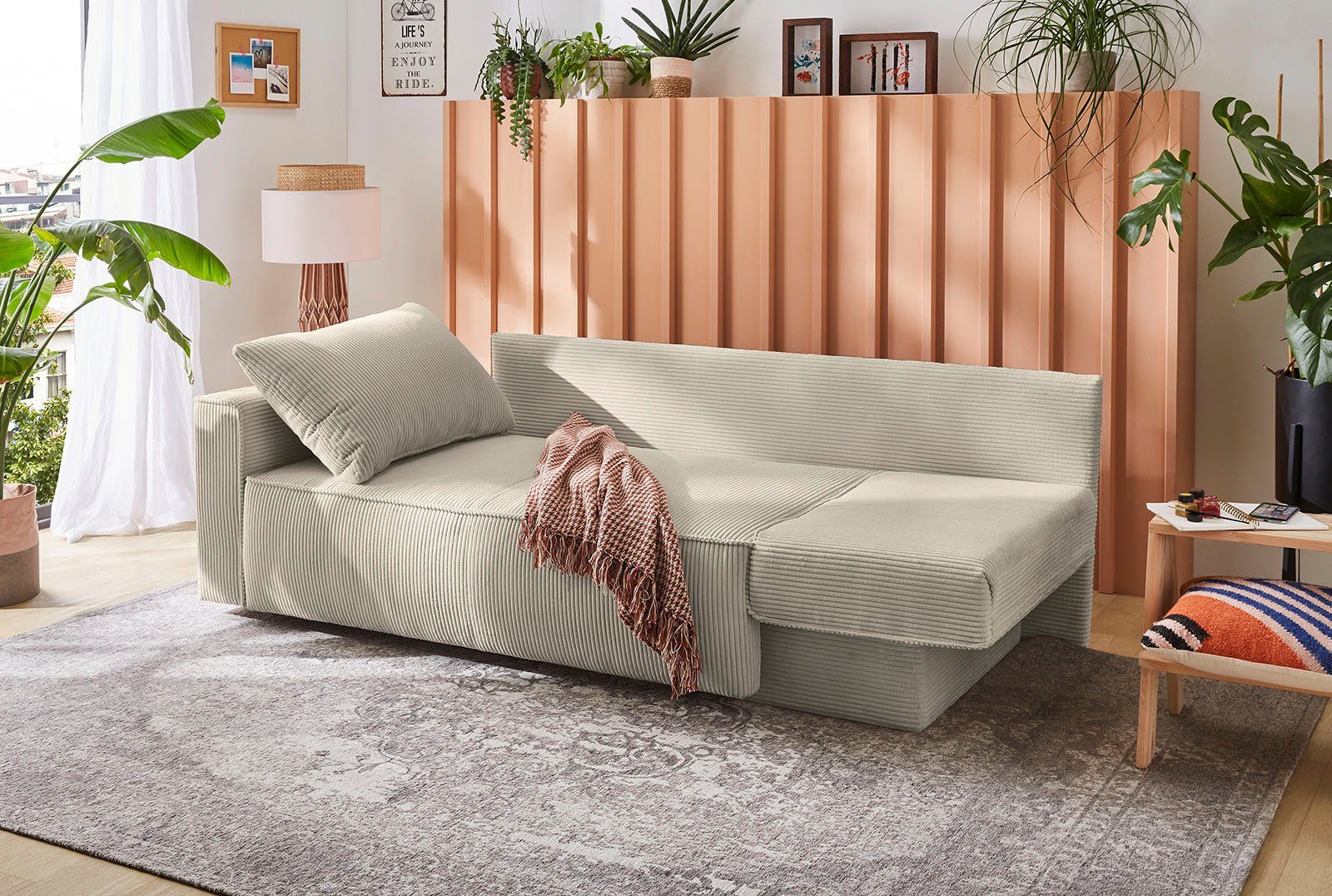 Jockenhöfer Gruppe Schlafsofa "Ron", Platzsparendes Sofa mit Gästebettfunkt günstig online kaufen