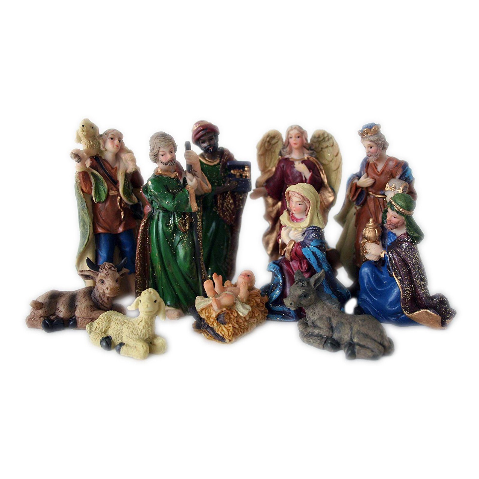 Koopman Krippenfigur 11-teiliges Krippenfiguren Set Krippe Figuren für Weihnachtskrippe