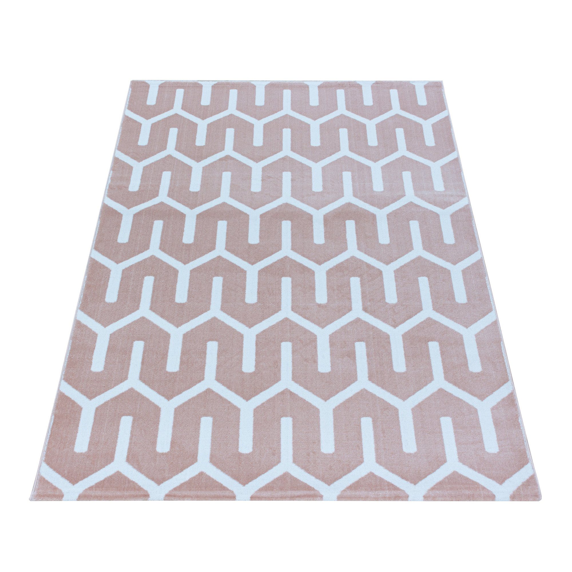 SIMPEX24 Designteppich Geometrisch Design, Rechteckig, Höhe: günstig online kaufen
