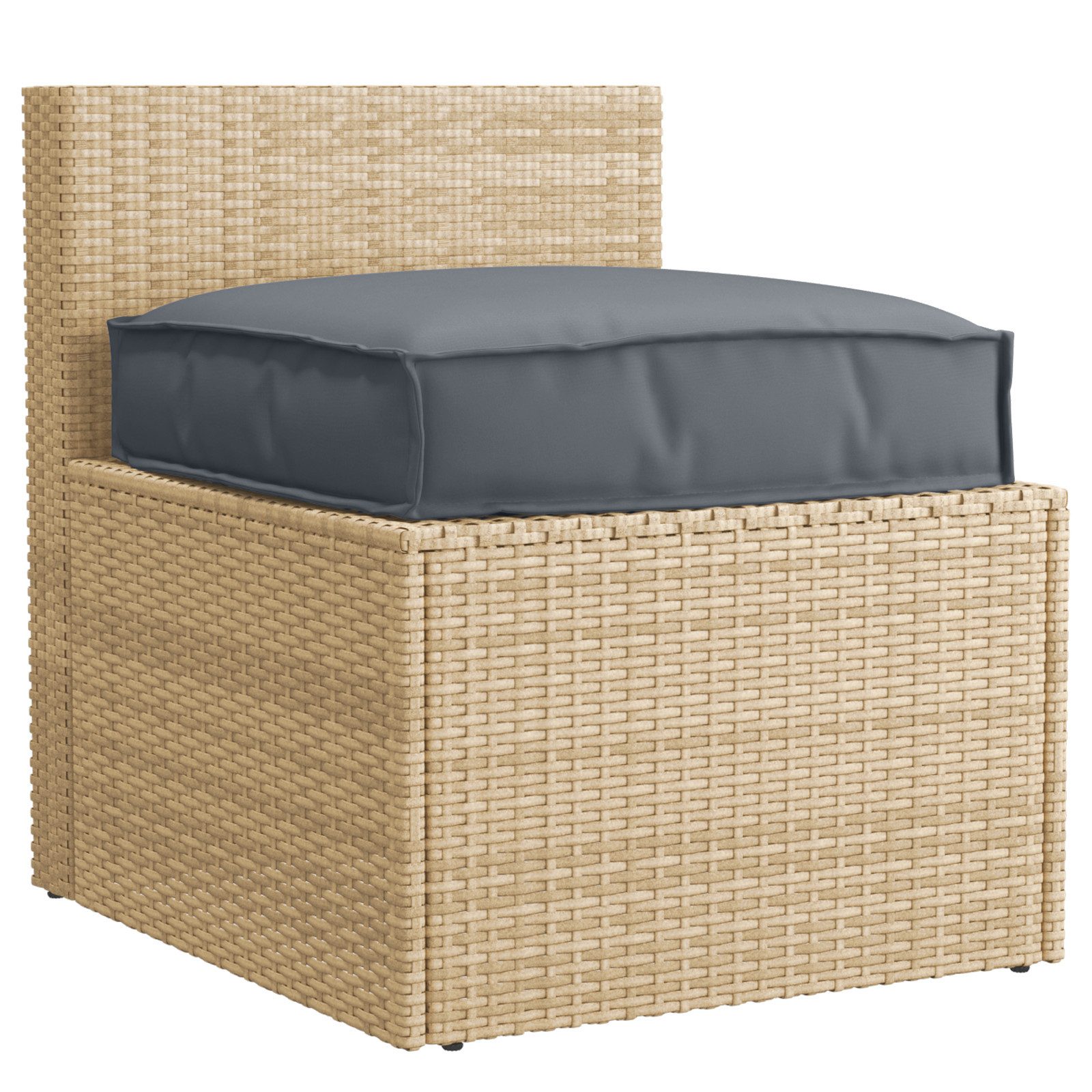 vidaXL Sitzauflage Paletten-Sitzkissen Anthrazit 60x60x12 cm günstig online kaufen