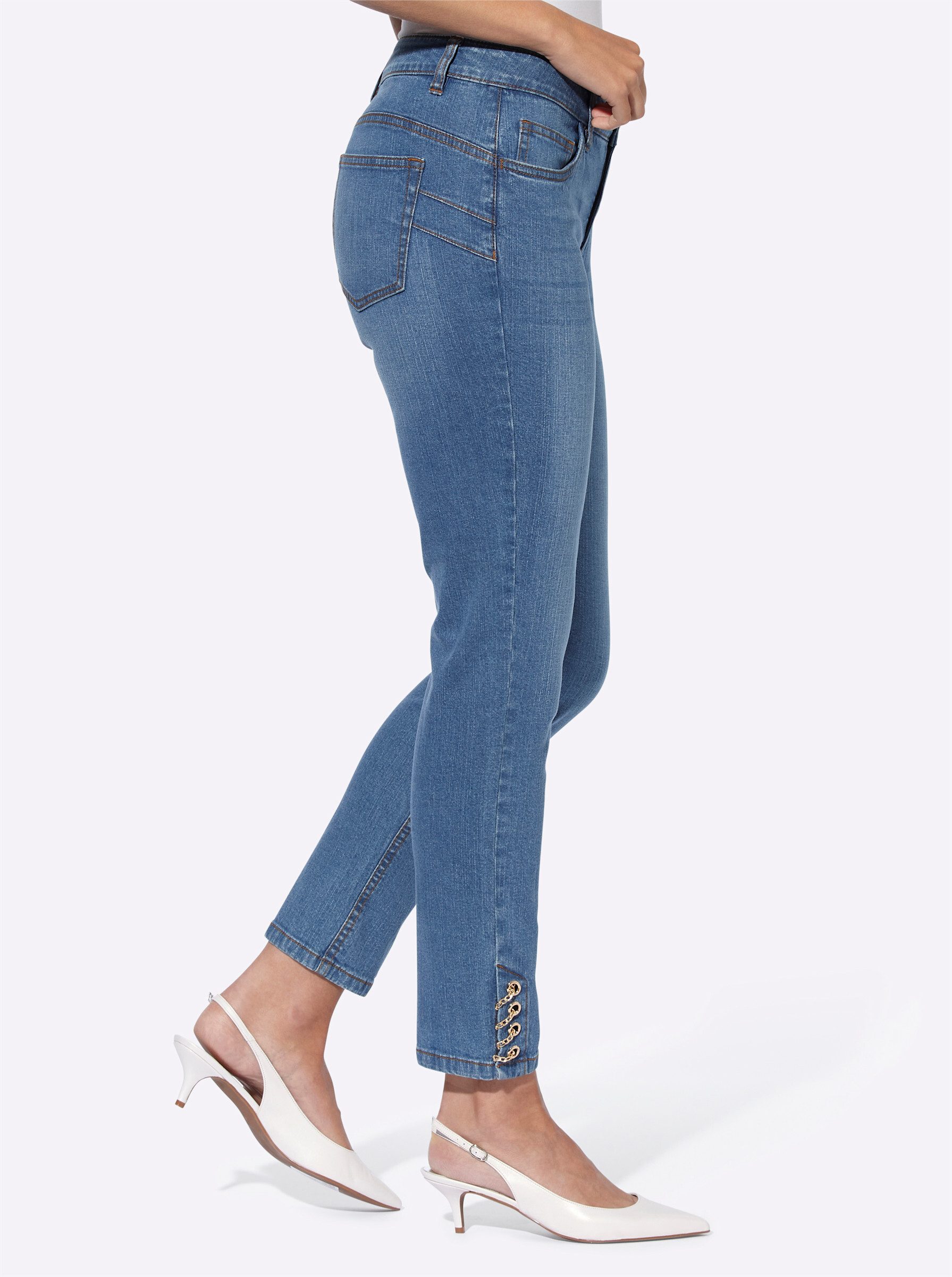 heine Bequeme Jeans Push-up-Jeans günstig online kaufen