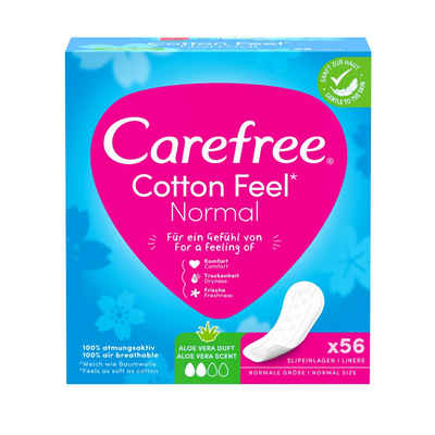 CAREFREE Slip-Einlage Cotton Feel Normal Aloe - 56 St.