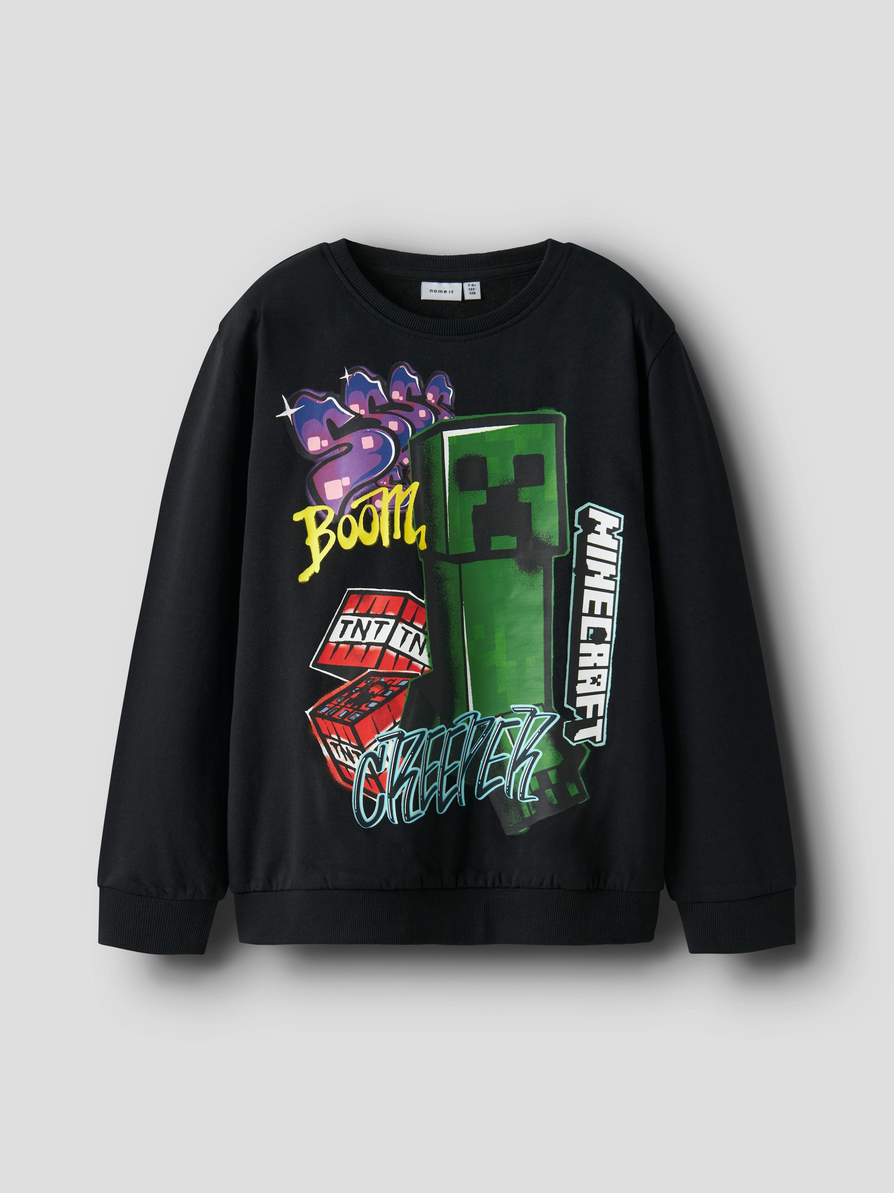 Name It Sweatshirt NKMDAI MINECRAFT NREG SWEAT BRU NOOS BFU