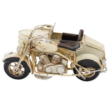 Aubaho Modellmotorrad Modell Motorradgespann Blech Metall Motorrad Gespann Oldtimer Antik-St