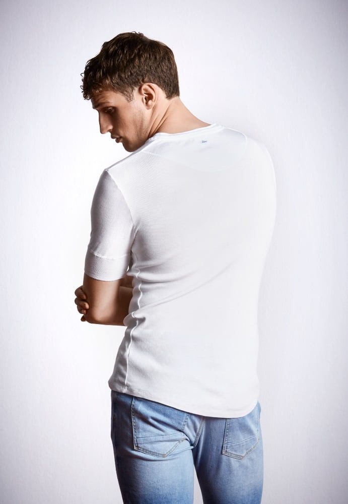 Schiesser T-Shirt Freizeit Revival Karl-Heinz Kurzarm weiss Herren günstig online kaufen