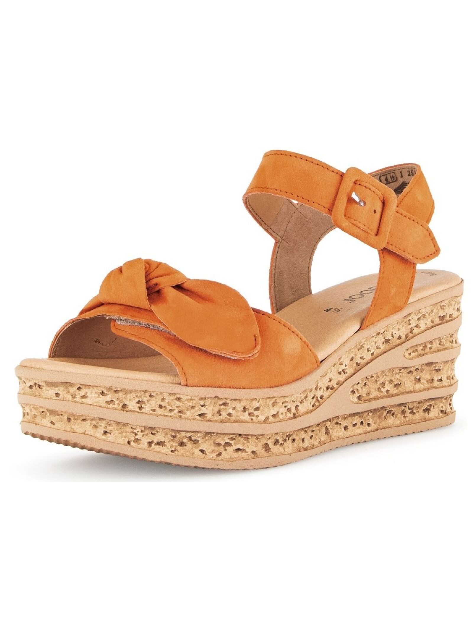 Gabor Sandalen Veloursleder Keilsandalette günstig online kaufen