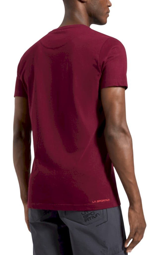 La Sportiva T-Shirt Wander-/Freizeit Ape - Mountain Living - (Baumwolle) weinrot Herren