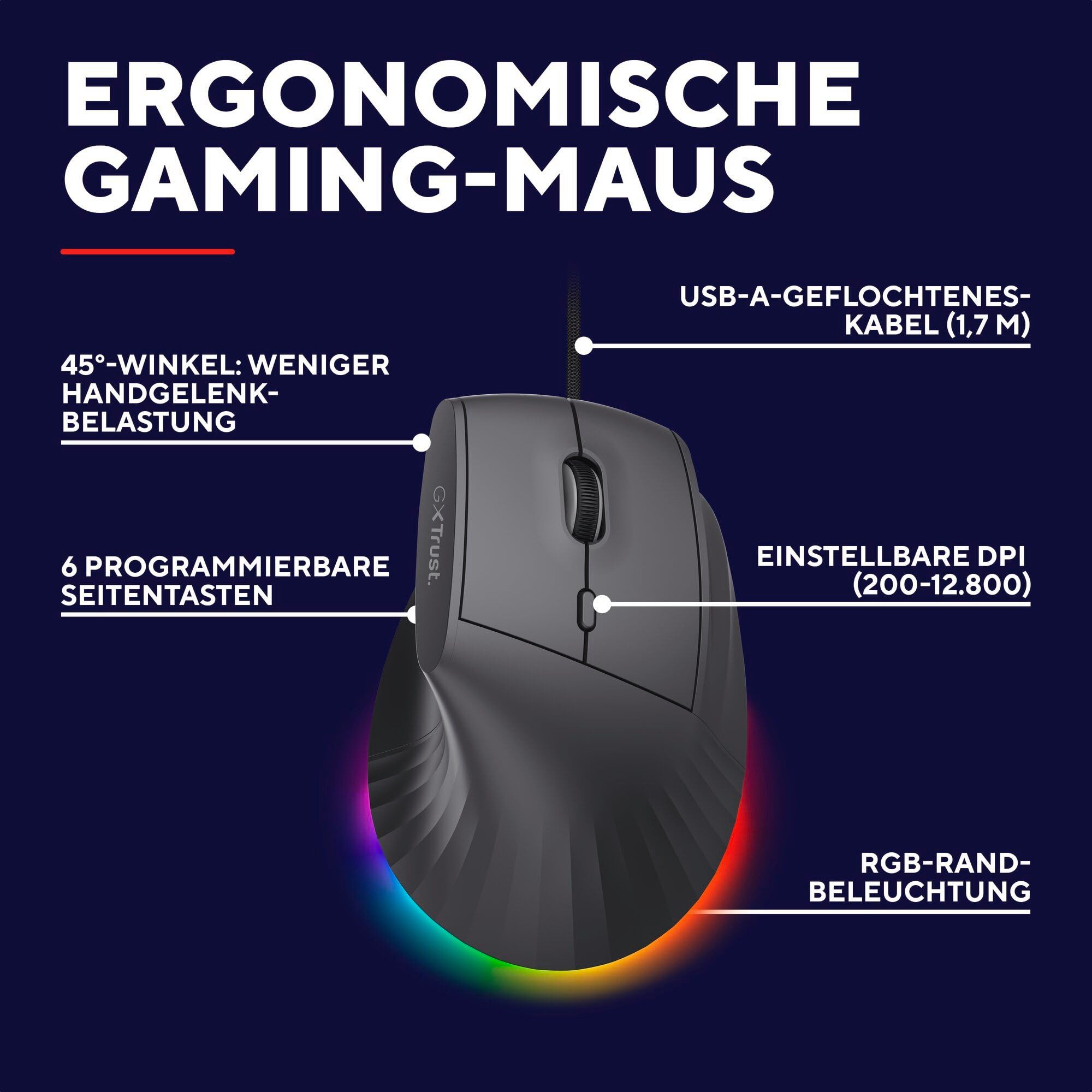 Trust GXT 145 Rexxa Maus