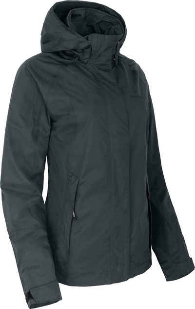 Bergson Outdoorjacke ROCKRIDER Damen Regenjacke, Netzfutter, 12000 mm Wassersäule, Normalgrößen, dun