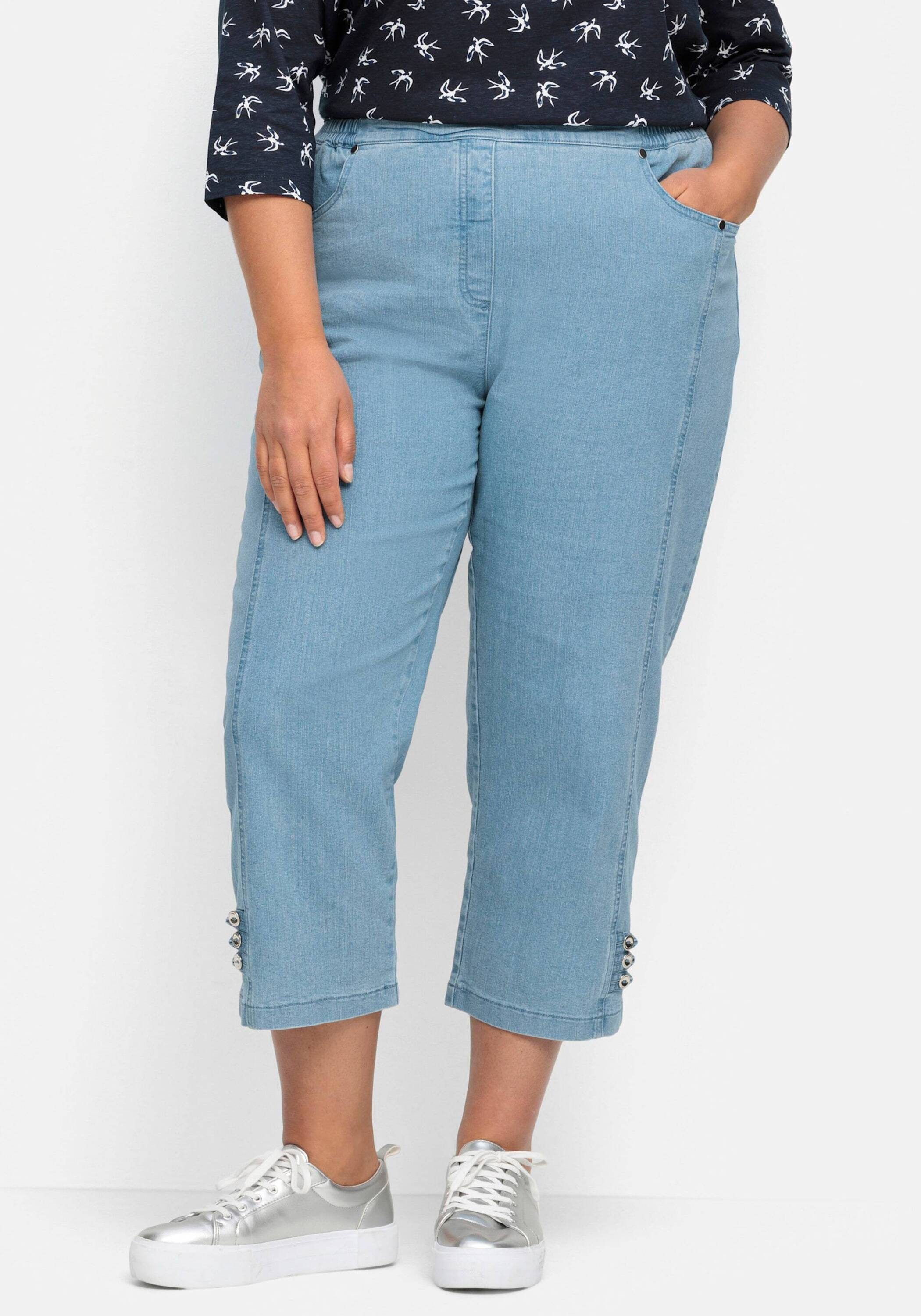Sieh an! Jeansshorts 7/8-Jeans komfortabel günstig online kaufen
