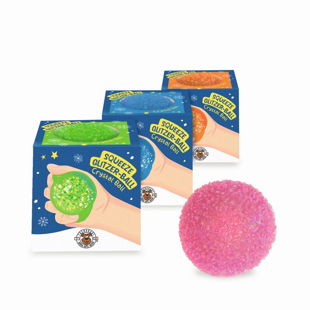 Trendhaus Fidget-Gadget Squeeze - Glitzer Ball - 1 Stück