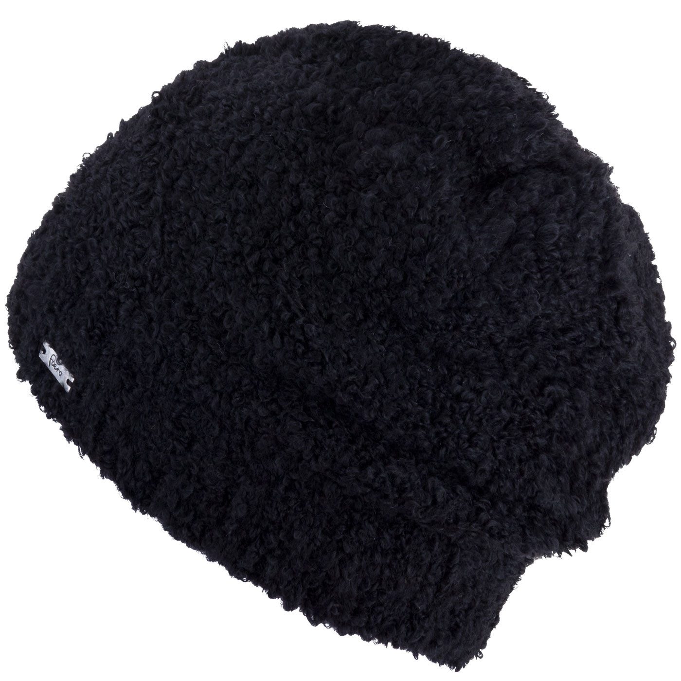Faera Strickmütze (1-St) Damen Wintermütze gefüttert Grobstrick Fleecefutter Beanie