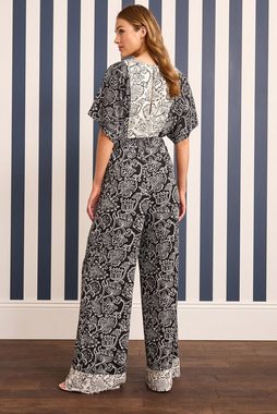 Next Jumpsuit Jumpsuit mit V-Ausschnitt und weitem Bein (1-tlg)