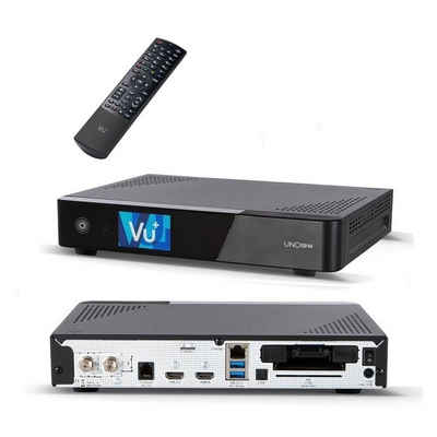 VU+ Uno 4K SE 1x DVB-S2 FBC Sat Receiver Twin Tuner PVR Ready Linux Satellitenreceiver UHD TV Receiver Satelliten-Fernsehen SAT-Receiver
