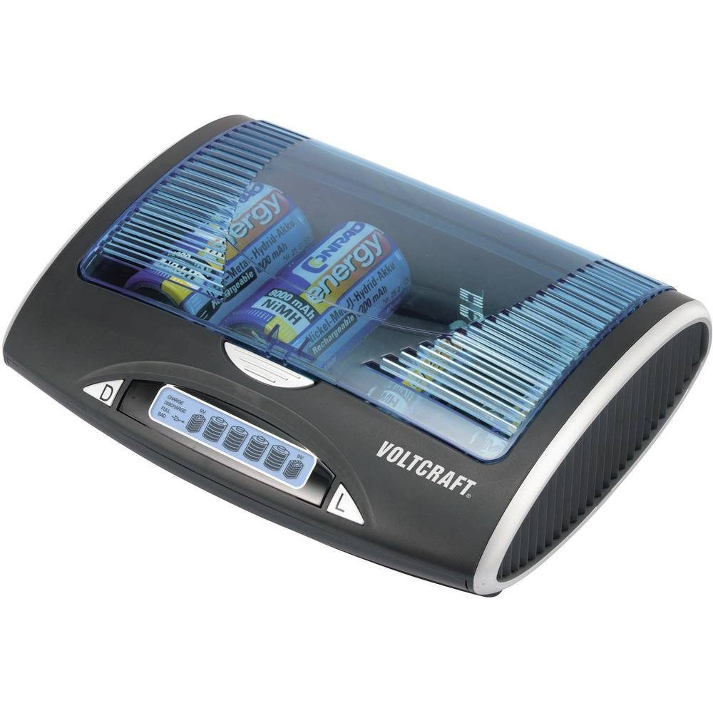 Universal-Ladegerät P600-LCD mit USB Rundzellen-Lader