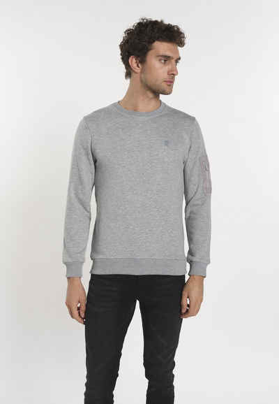 DENIM CULTURE Sweatshirt BRET (1-tlg)