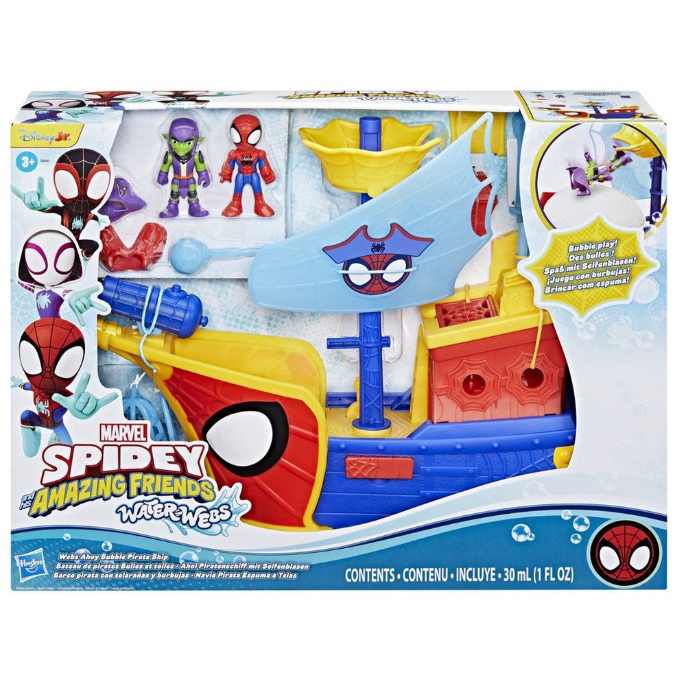 Hasbro Spielfigur Spidey und seine Superfreunde - Spielset - Ahoi Piratenschiff- Water W