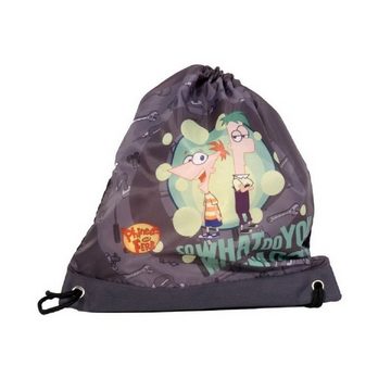 PASO Kinderrucksack Set Rucksack PHINEAS & FERB Kinderrucksack Disney + Turnbeutel